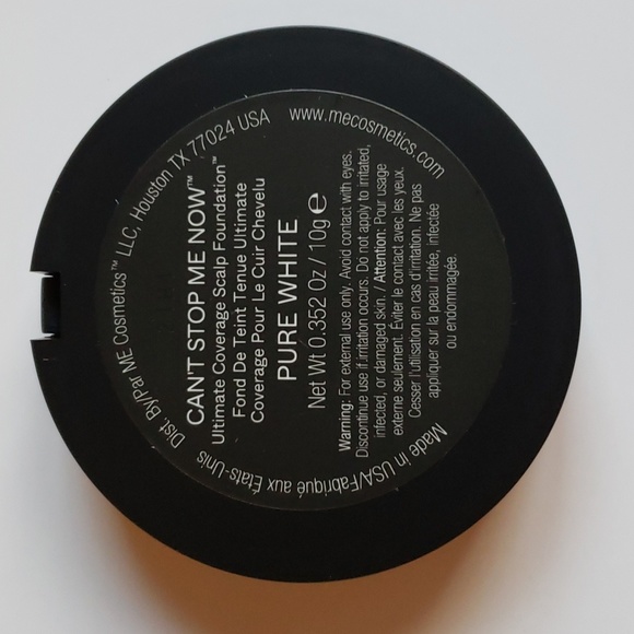 Me Cosmetics Can't Stop Me Now Ultimate Coverage Scalp Foundation Pure White - Picture 6 of 8